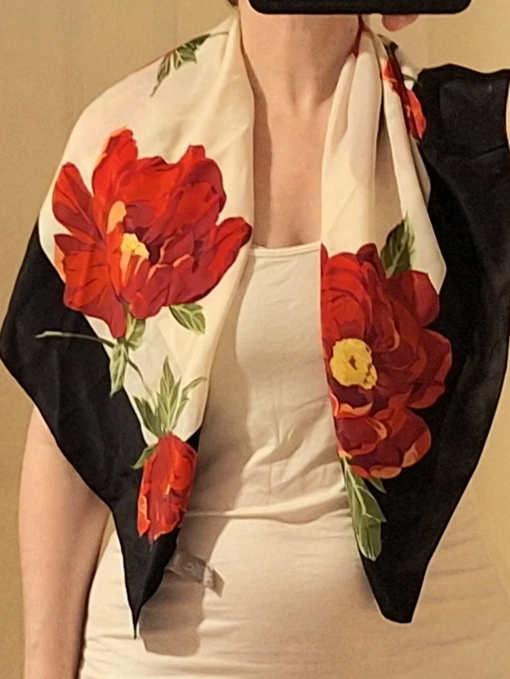 ECHO | Silk, Rose Scarf